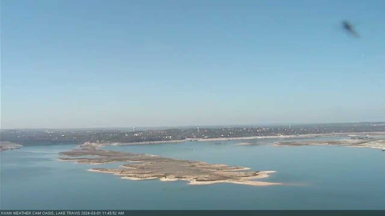 Lake Travis webcam, March 1, 2024 11:45 AM CT