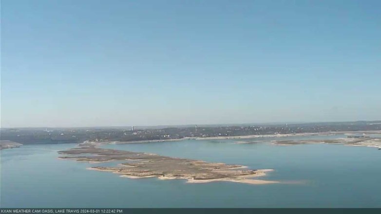 Lake Travis webcam, March 1, 2024 12:25 PM CT