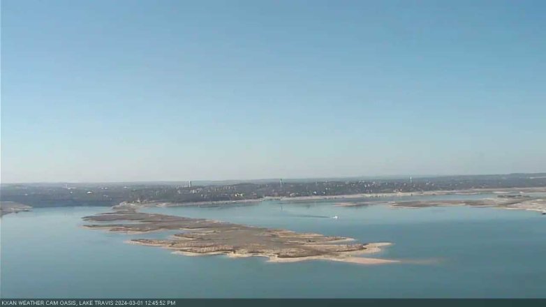Lake Travis webcam, March 1, 2024 12:45 PM CT