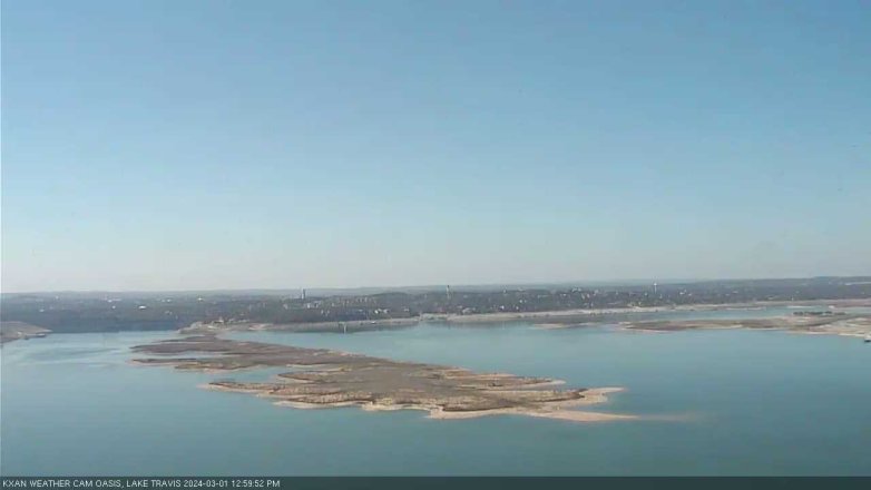 Lake Travis webcam, March 1, 2024 1:00 PM CT