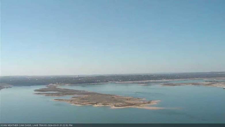 Lake Travis webcam, March 1, 2024 1:25 PM CT