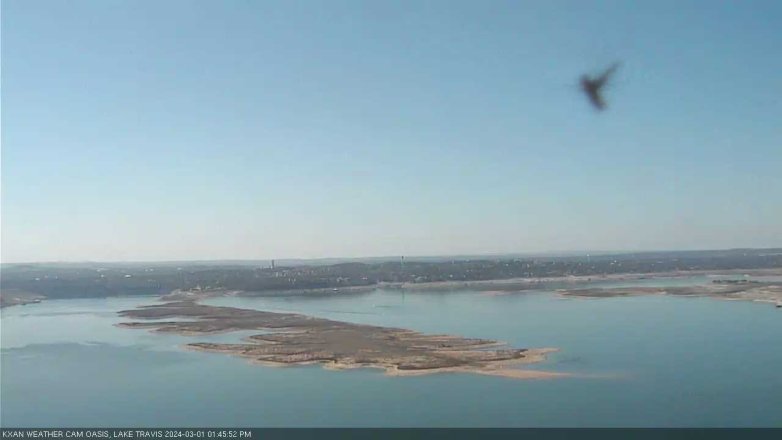 Lake Travis webcam, March 1, 2024 1:45 PM CT