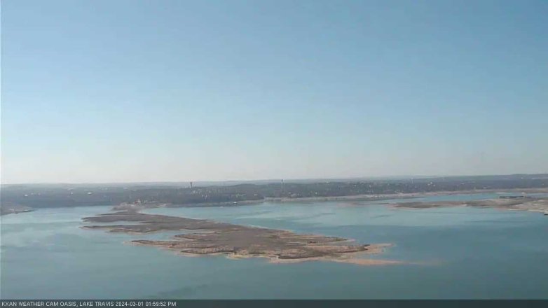 Lake Travis webcam, March 1, 2024 2:00 PM CT