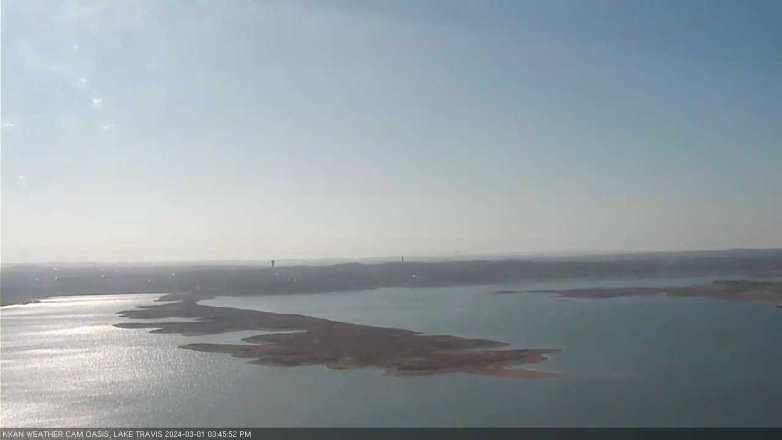 Lake Travis webcam, March 1, 2024 3:45 PM CT