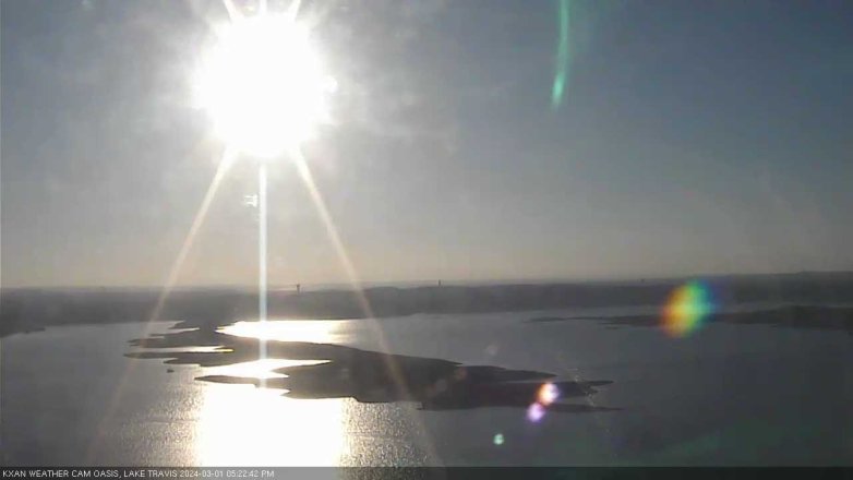 Lake Travis webcam, March 1, 2024 5:25 PM CT
