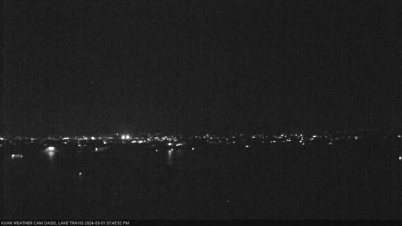 Lake Travis webcam, March 1, 2024 7:45 PM CT
