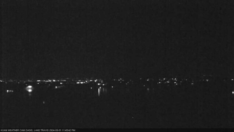Lake Travis webcam, March 1, 2024 11:45 PM CT