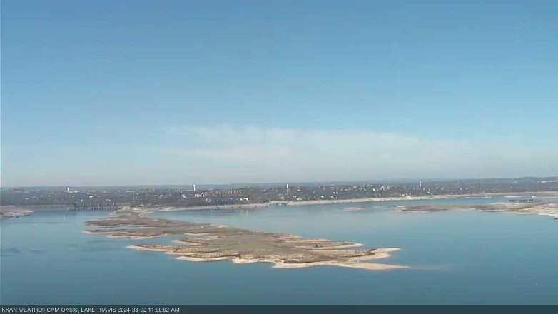 Lake Travis webcam, March 2, 2024 11:00 AM CT