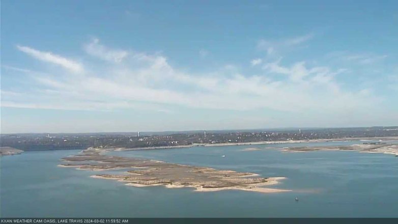 Lake Travis webcam, March 2, 2024 12:00 PM CT