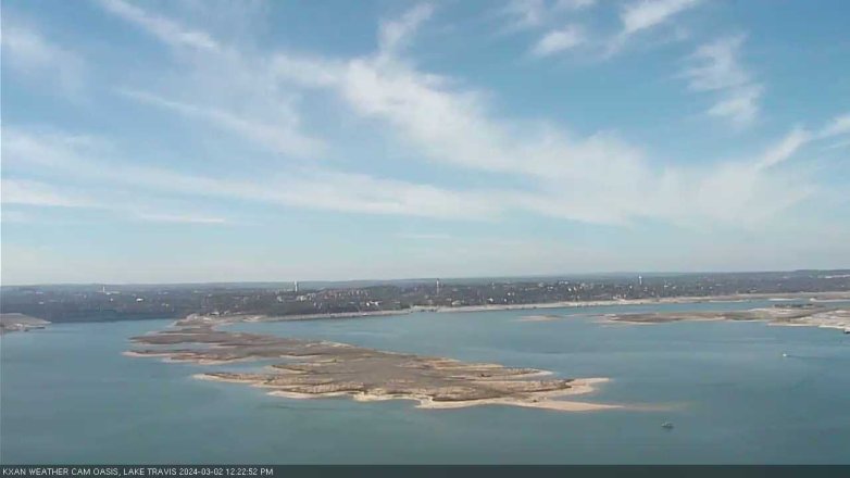 Lake Travis webcam, March 2, 2024 12:25 PM CT