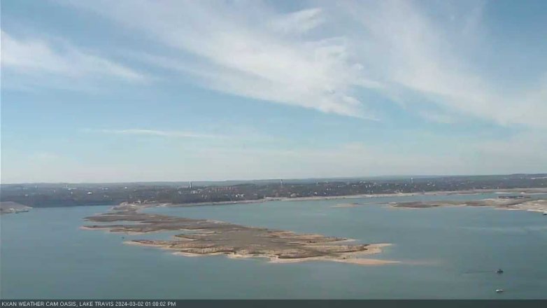 Lake Travis webcam, March 2, 2024 1:00 PM CT