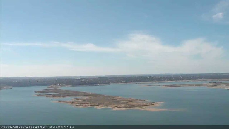 Lake Travis webcam, March 2, 2024 2:00 PM CT