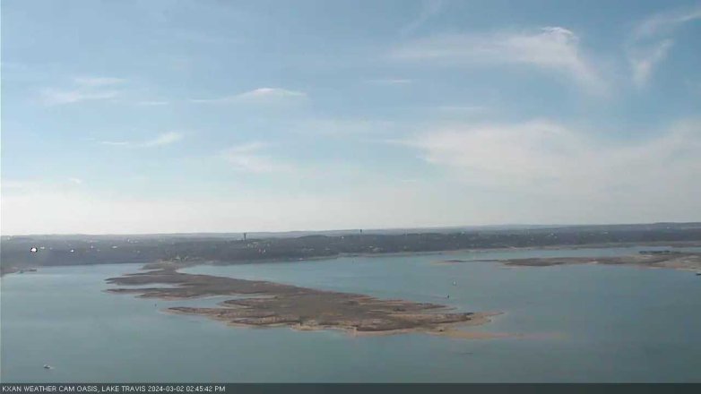 Lake Travis webcam, March 2, 2024 2:45 PM CT