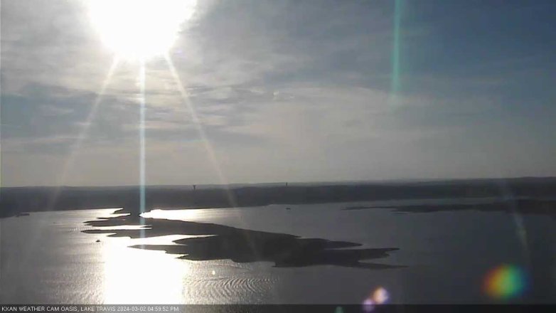 Lake Travis webcam, March 2, 2024 5:00 PM CT