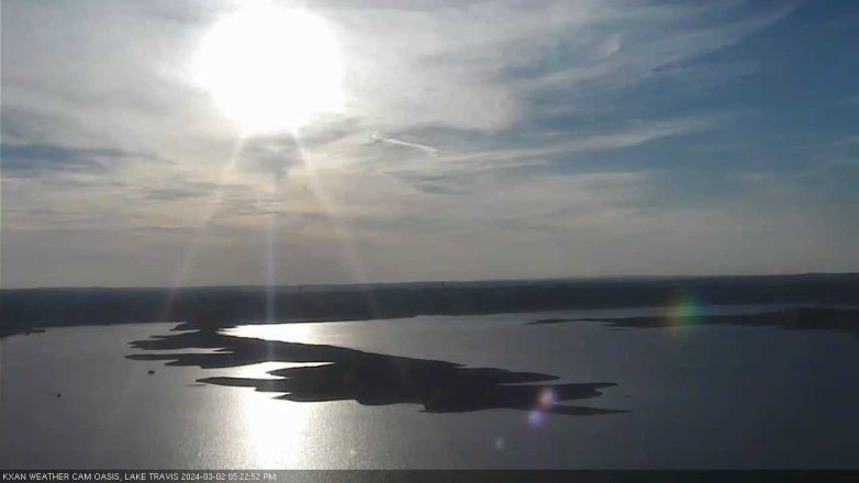 Lake Travis webcam, March 2, 2024 5:25 PM CT
