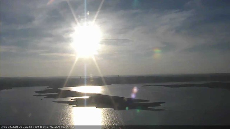 Lake Travis webcam, March 2, 2024 5:45 PM CT