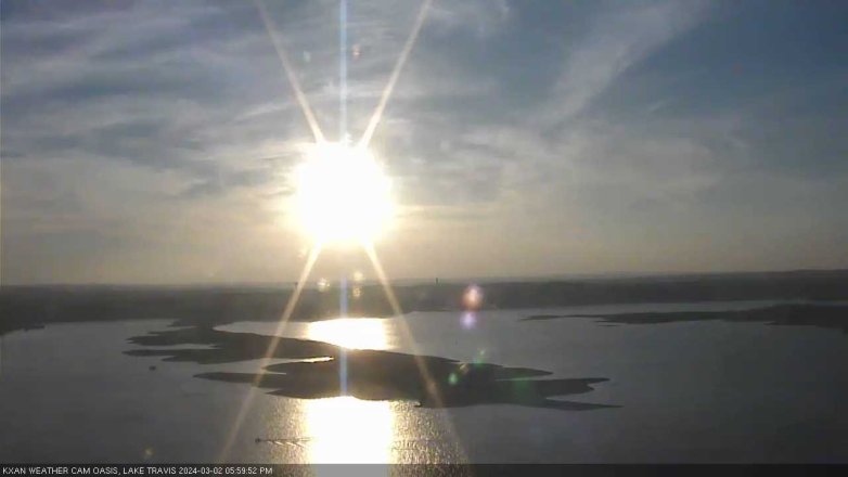 Lake Travis webcam, March 2, 2024 6:00 PM CT