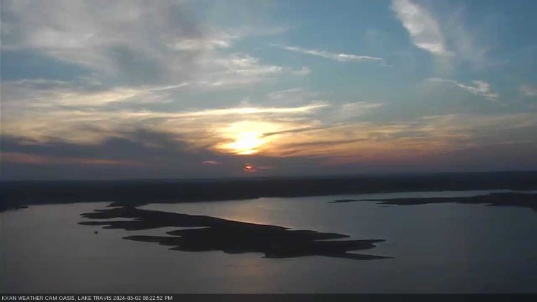 Lake Travis webcam, March 2, 2024 6:25 PM CT