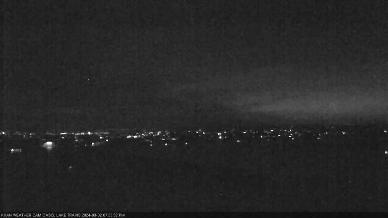 Lake Travis webcam, March 2, 2024 7:25 PM CT
