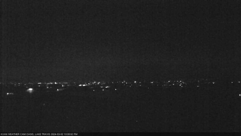 Lake Travis webcam, March 2, 2024 10:00 PM CT