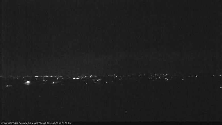 Lake Travis webcam, March 2, 2024 11:00 PM CT