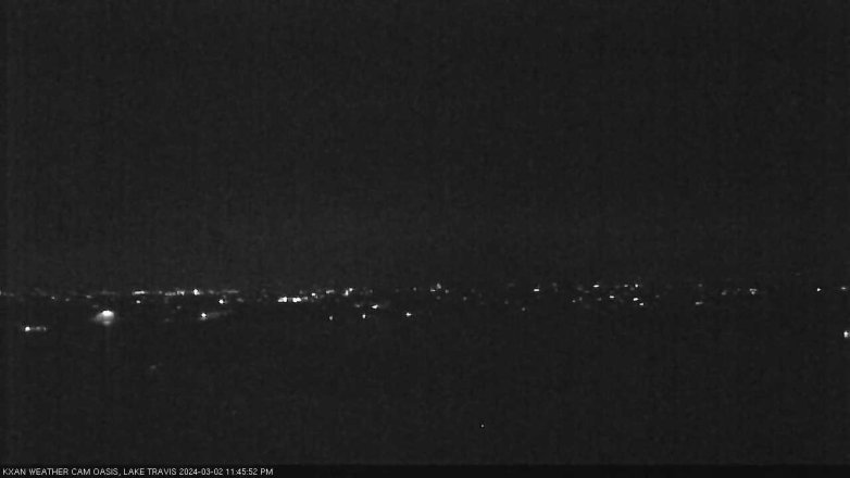 Lake Travis webcam, March 2, 2024 11:45 PM CT