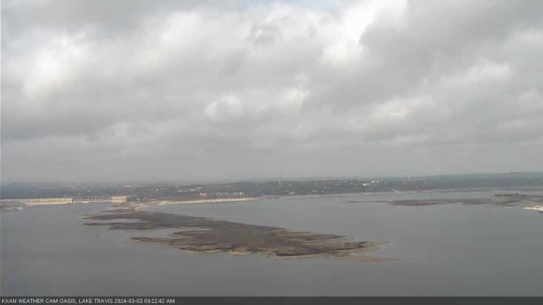 Lake Travis webcam, March 3, 2024 9:25 AM CT