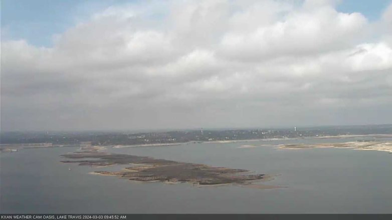 Lake Travis webcam, March 3, 2024 9:45 AM CT