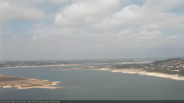 Lake Travis webcam, March 3, 2024 10:25 AM CT