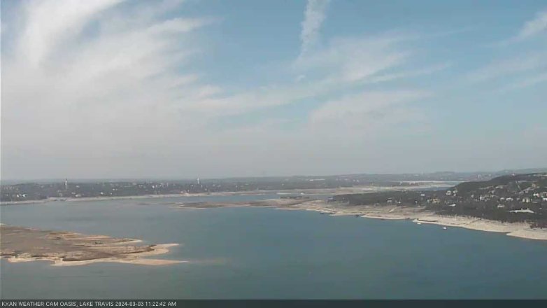 Lake Travis webcam, March 3, 2024 11:25 AM CT