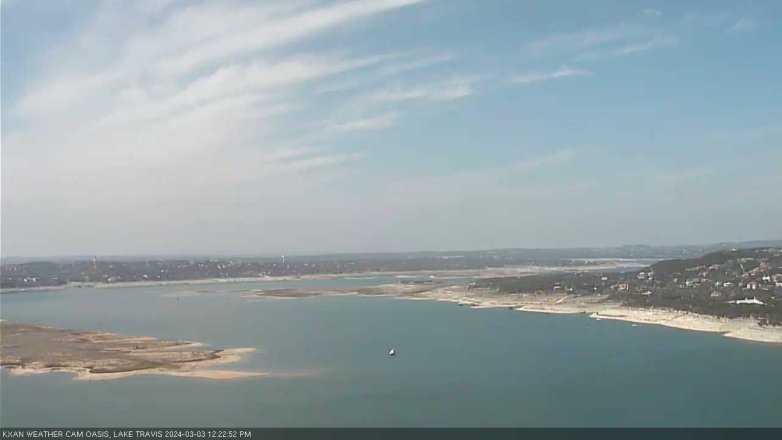 Lake Travis webcam, March 3, 2024 12:25 PM CT