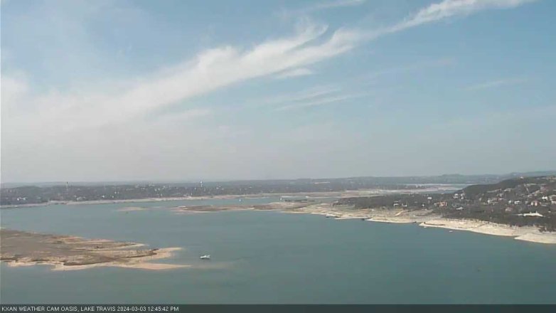 Lake Travis webcam, March 3, 2024 12:45 PM CT