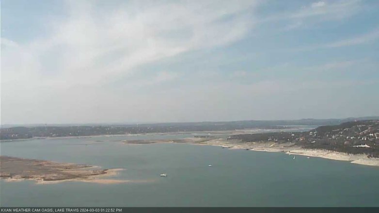 Lake Travis webcam, March 3, 2024 1:25 PM CT