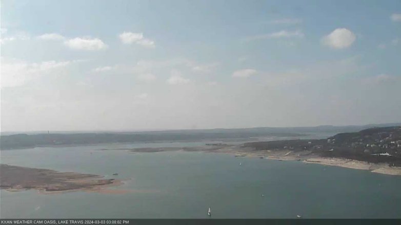 Lake Travis webcam, March 3, 2024 3:00 PM CT