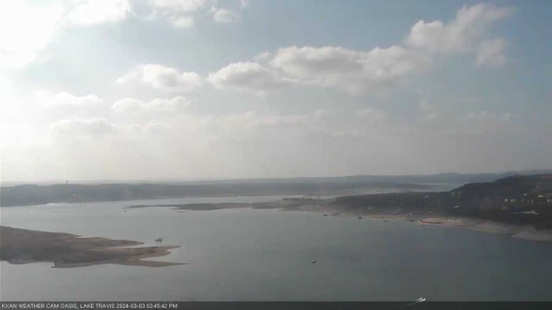 Lake Travis webcam, March 3, 2024 3:45 PM CT