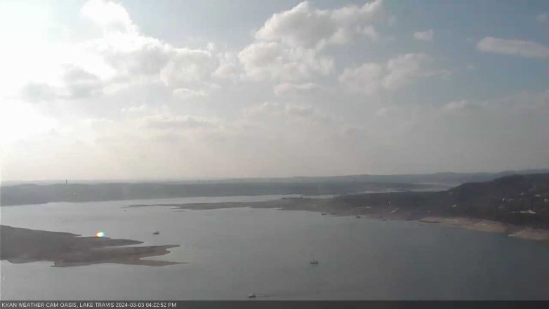 Lake Travis webcam, March 3, 2024 4:25 PM CT