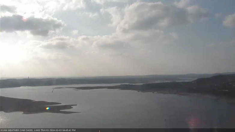 Lake Travis webcam, March 3, 2024 4:45 PM CT