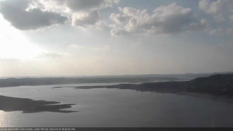 Lake Travis webcam, March 3, 2024 5:00 PM CT