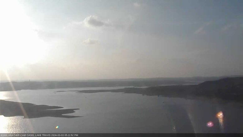 Lake Travis webcam, March 3, 2024 5:25 PM CT