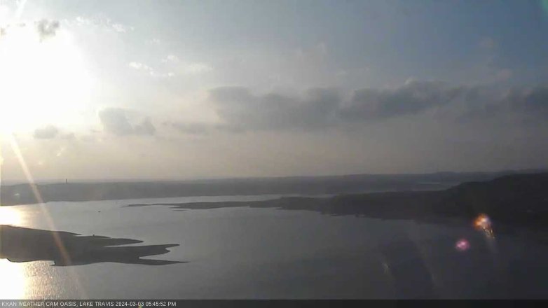 Lake Travis webcam, March 3, 2024 5:45 PM CT