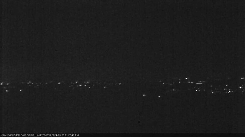 Lake Travis webcam, March 3, 2024 11:25 PM CT