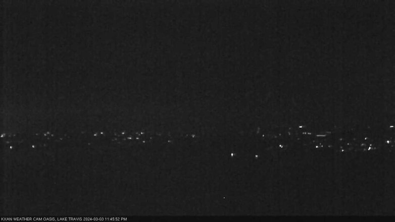Lake Travis webcam, March 3, 2024 11:45 PM CT
