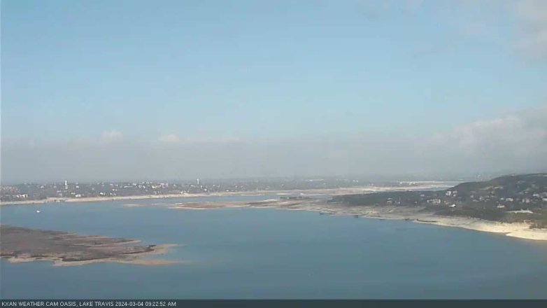 Lake Travis webcam, March 4, 2024 9:25 AM CT