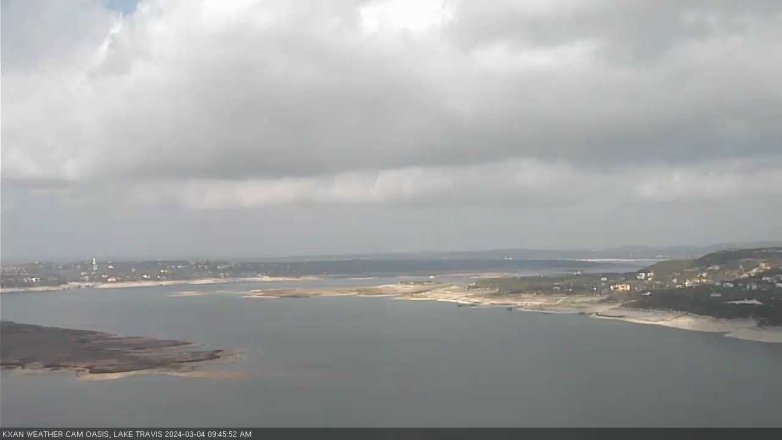 Lake Travis webcam, March 4, 2024 9:45 AM CT