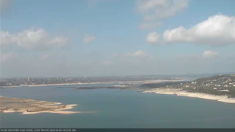 Lake Travis webcam, March 4, 2024 10:25 AM CT