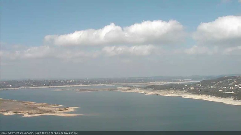 Lake Travis webcam, March 4, 2024 10:45 AM CT