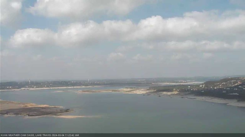 Lake Travis webcam, March 4, 2024 11:25 AM CT