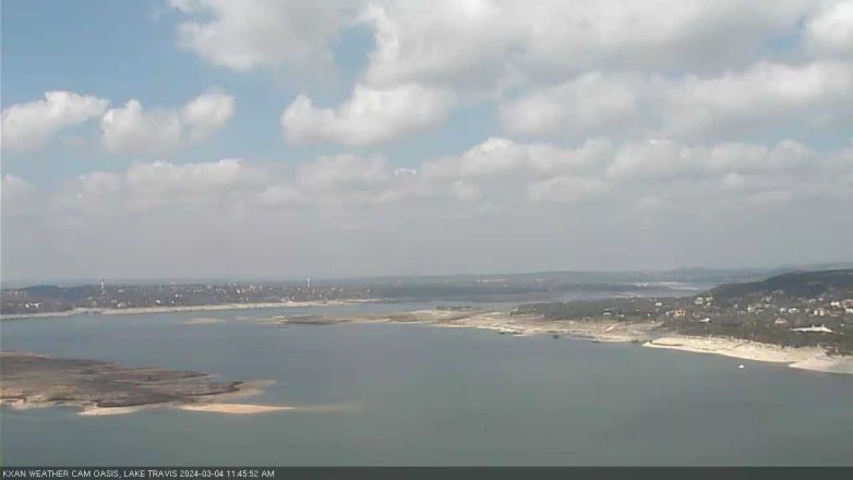 Lake Travis webcam, March 4, 2024 11:45 AM CT