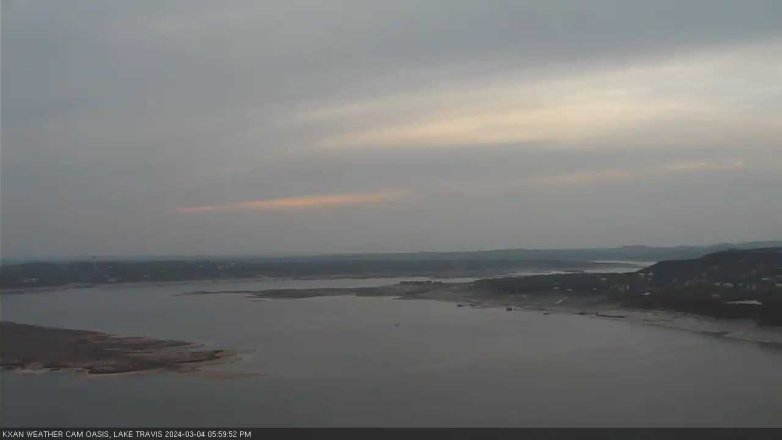 Lake Travis webcam, March 4, 2024 6:00 PM CT