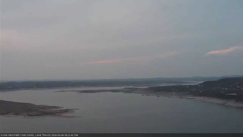 Lake Travis webcam, March 4, 2024 6:25 PM CT
